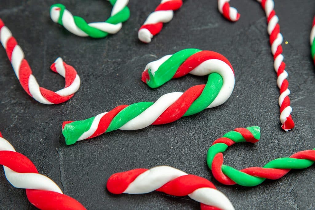 Bead candy canes