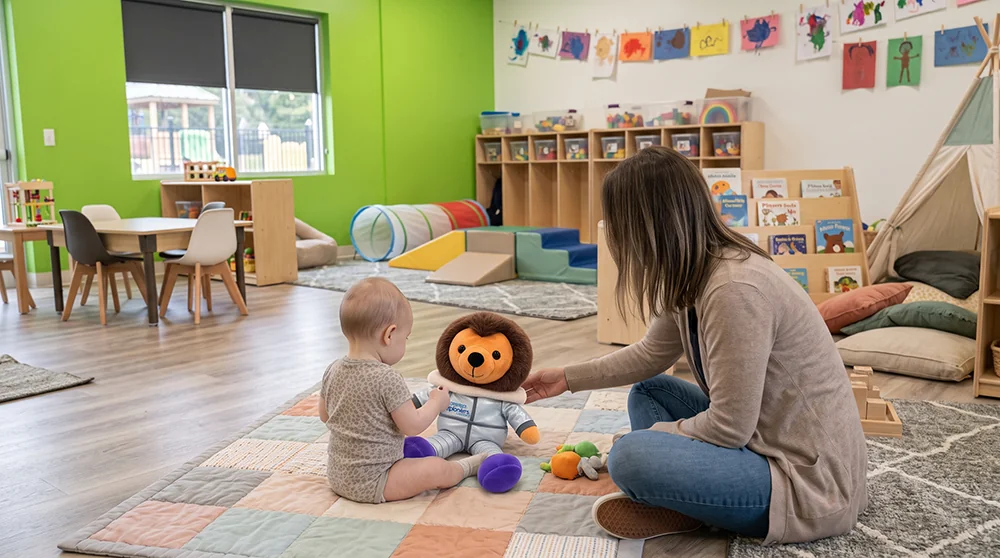 Infant in daycare