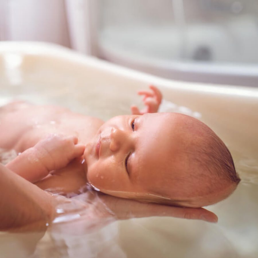 how do you give a newborn a bath